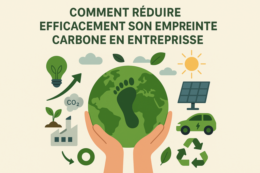 Comment réduire efficacement son empreinte carbone en entreprise